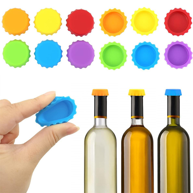 Reusable Crown Silicone Bottle Cap