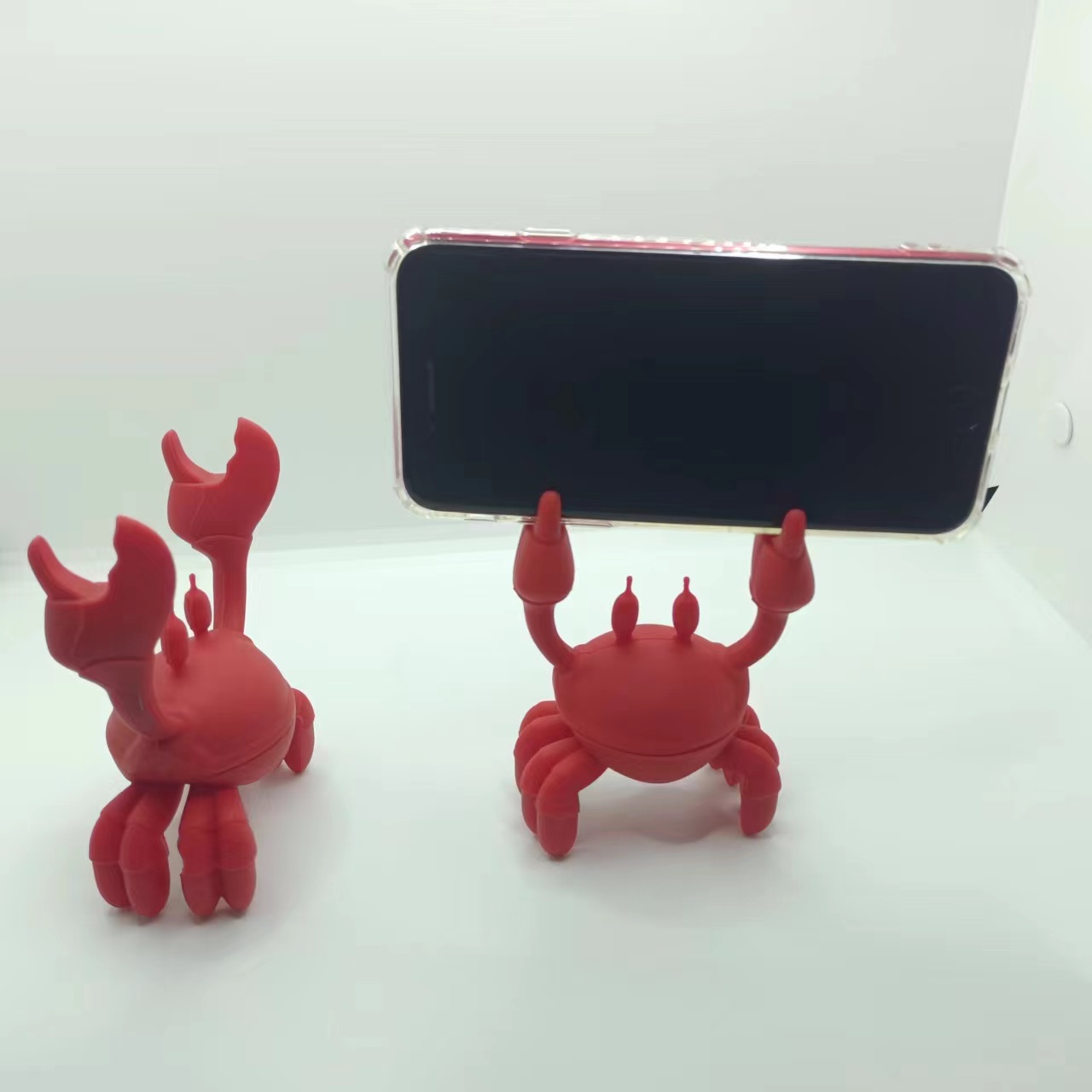 Cartoon Crab Silicone Phone Stand