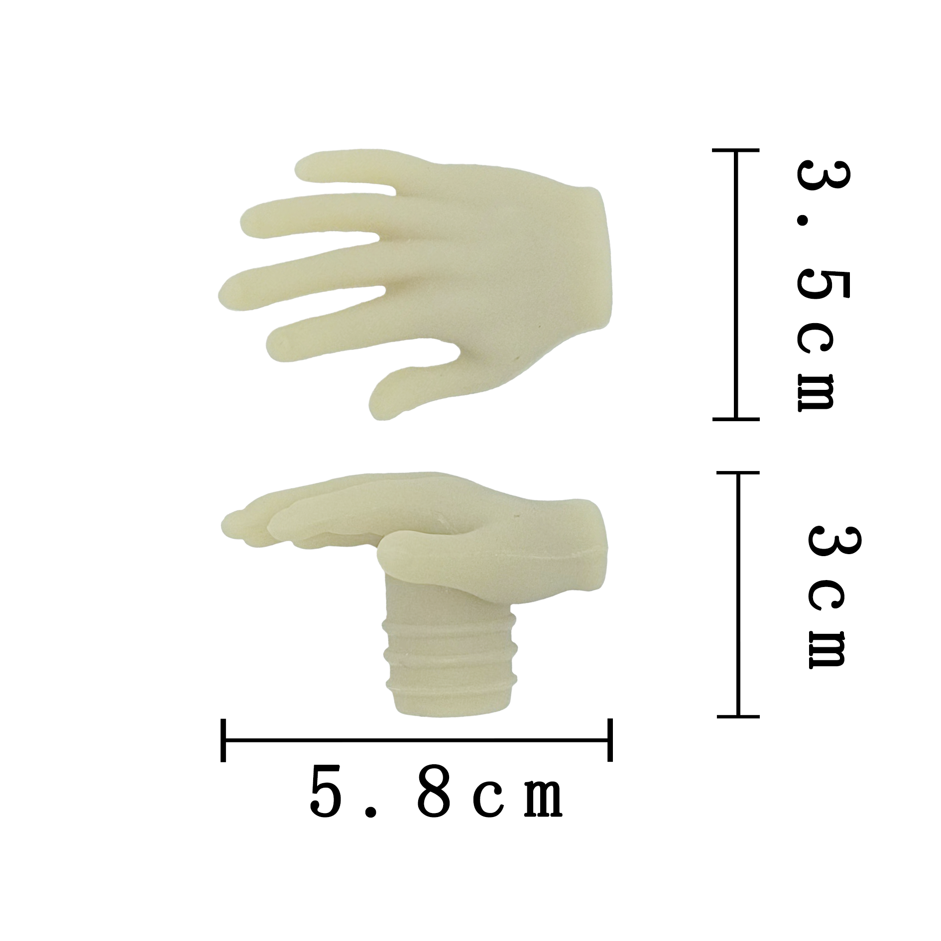 Palm/Hand Shaped Silicone Wine Bottle Stopper