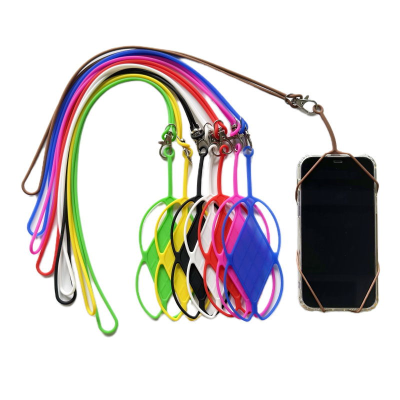 Elastic Silicone Phone Lanyard
