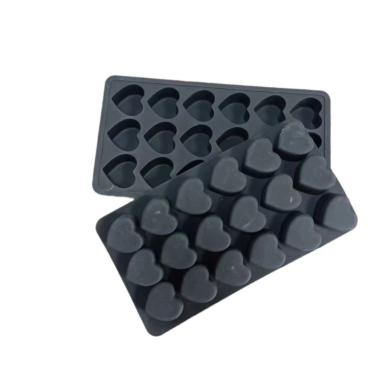 18-Cavity Heart Silicone Ice Cube Tray