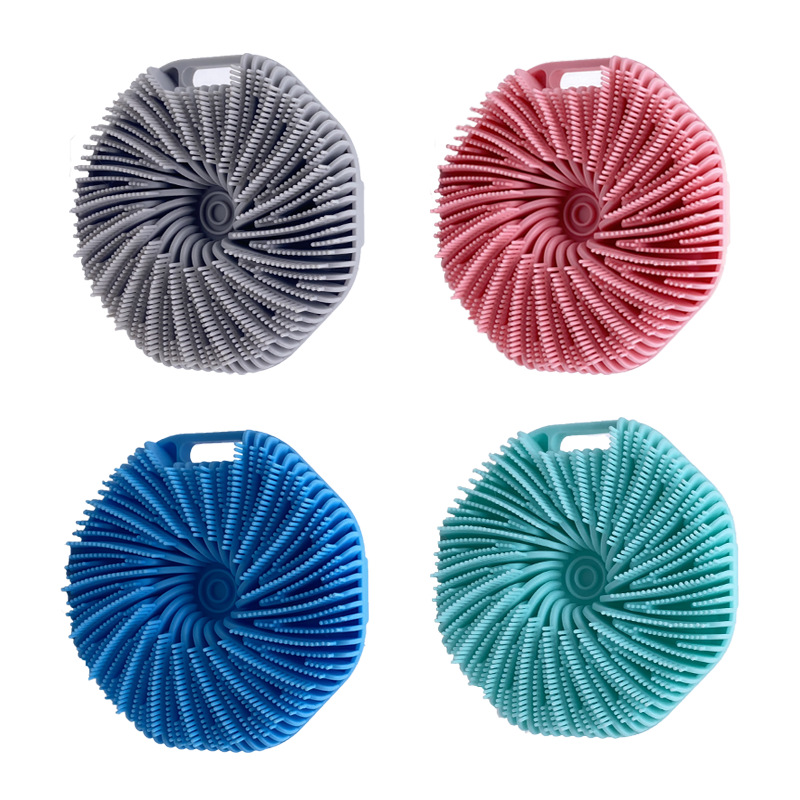 Swirl Soft Bristle Silicone Body Bath Brush