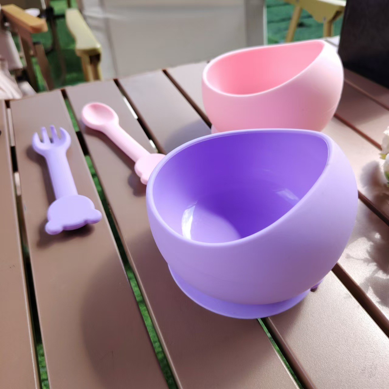 Baby Silicone Feeding Set 2 in 1